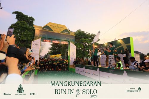 Race photo from Mangkunegaran Run 2024