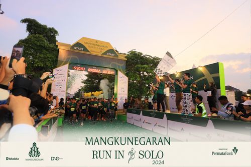 Race photo from Mangkunegaran Run 2024