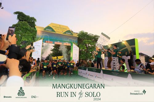 Race photo from Mangkunegaran Run 2024