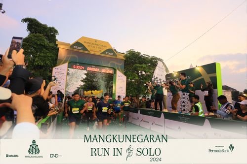 Race photo from Mangkunegaran Run 2024