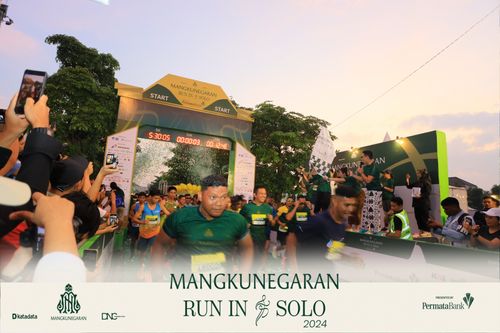 Race photo from Mangkunegaran Run 2024