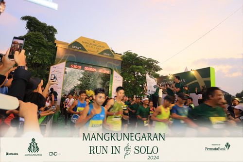 Race photo from Mangkunegaran Run 2024