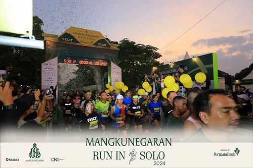 Race photo from Mangkunegaran Run 2024