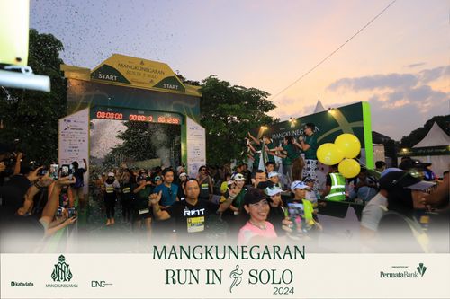 Race photo from Mangkunegaran Run 2024