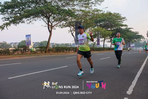 Race photo from BAF LIONS RUN 2024