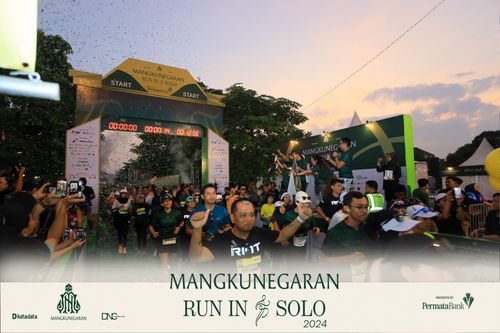 Race photo from Mangkunegaran Run 2024