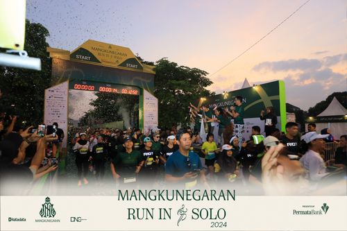 Race photo from Mangkunegaran Run 2024