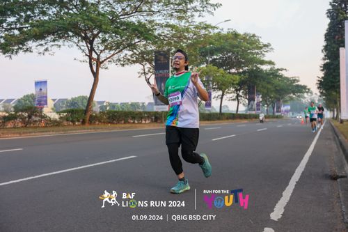 Race photo from BAF LIONS RUN 2024