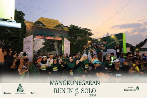 Race photo from Mangkunegaran Run 2024