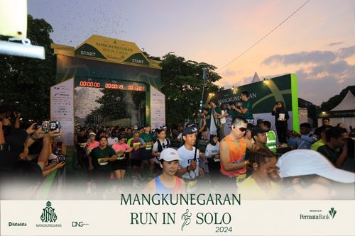 Race photo from Mangkunegaran Run 2024
