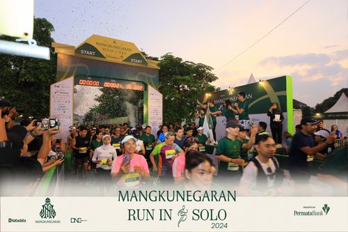 Race photo from Mangkunegaran Run 2024