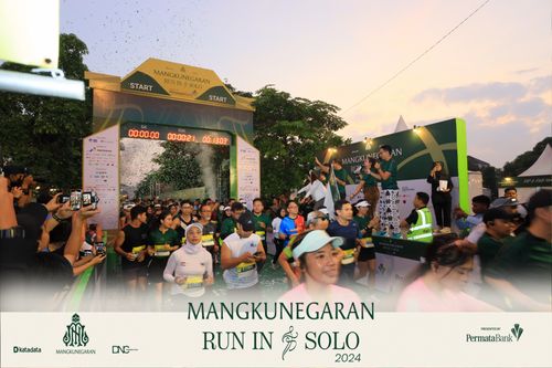 Race photo from Mangkunegaran Run 2024