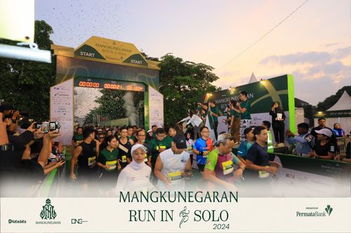 Race photo from Mangkunegaran Run 2024