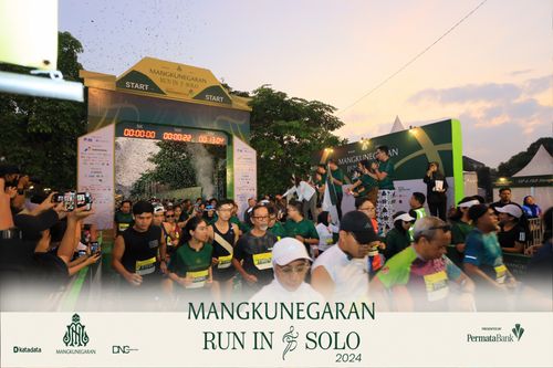 Race photo from Mangkunegaran Run 2024