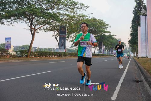 Race photo from BAF LIONS RUN 2024
