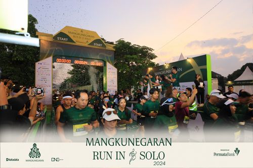 Race photo from Mangkunegaran Run 2024