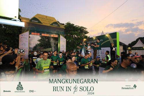 Race photo from Mangkunegaran Run 2024