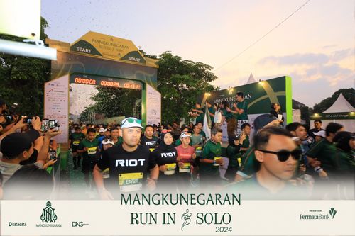 Race photo from Mangkunegaran Run 2024