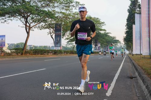Race photo from BAF LIONS RUN 2024