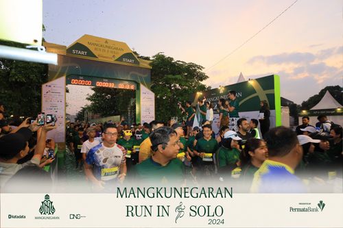 Race photo from Mangkunegaran Run 2024