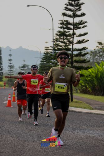 Race photo from CISANGKAN KBP CITY RUN 2025