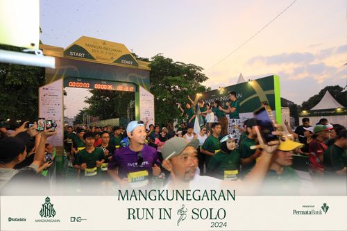 Race photo from Mangkunegaran Run 2024