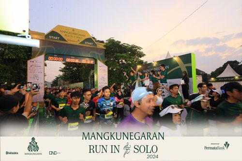 Race photo from Mangkunegaran Run 2024