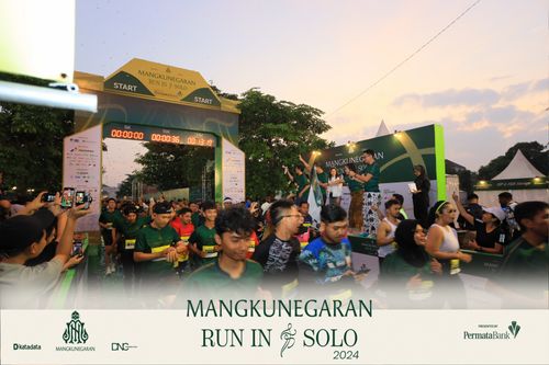 Race photo from Mangkunegaran Run 2024