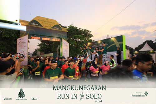 Race photo from Mangkunegaran Run 2024