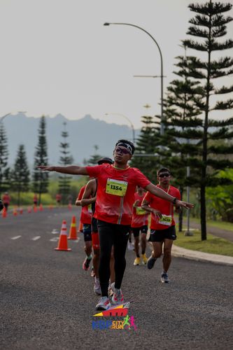 Race photo from CISANGKAN KBP CITY RUN 2025