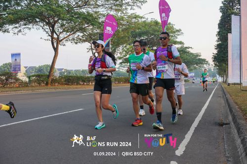 Race photo from BAF LIONS RUN 2024