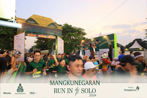 Race photo from Mangkunegaran Run 2024