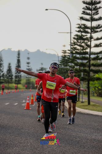 Race photo from CISANGKAN KBP CITY RUN 2025