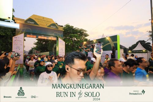 Race photo from Mangkunegaran Run 2024