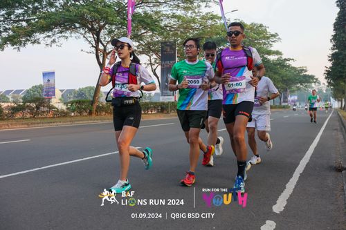 Race photo from BAF LIONS RUN 2024