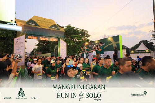 Race photo from Mangkunegaran Run 2024