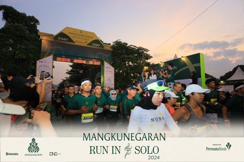Race photo from Mangkunegaran Run 2024