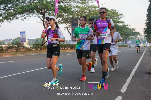 Race photo from BAF LIONS RUN 2024