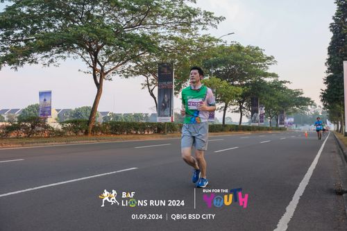 Race photo from BAF LIONS RUN 2024