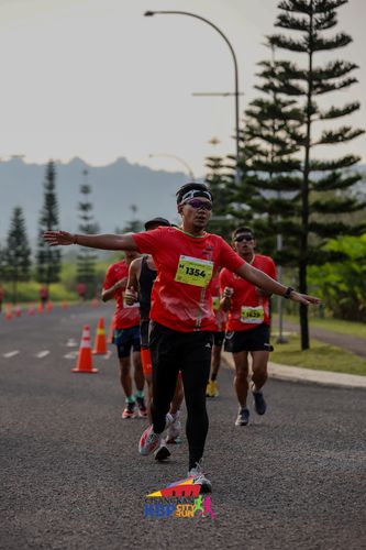 Race photo from CISANGKAN KBP CITY RUN 2025