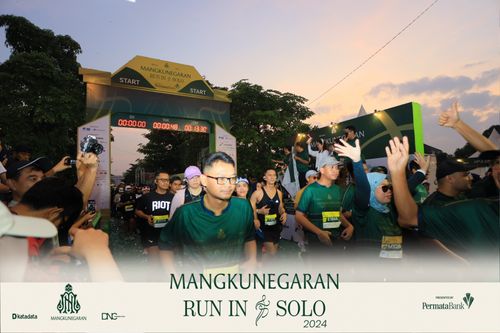 Race photo from Mangkunegaran Run 2024