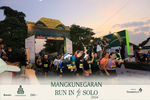 Race photo from Mangkunegaran Run 2024