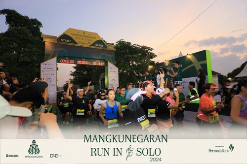 Race photo from Mangkunegaran Run 2024