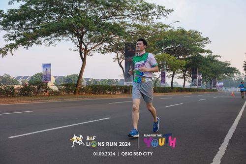 Race photo from BAF LIONS RUN 2024