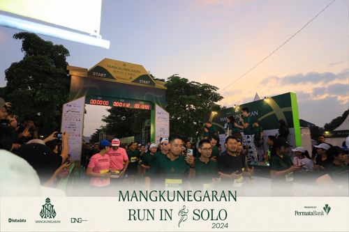 Race photo from Mangkunegaran Run 2024