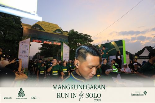 Race photo from Mangkunegaran Run 2024