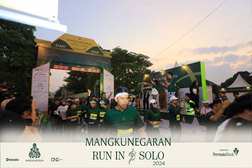 Race photo from Mangkunegaran Run 2024