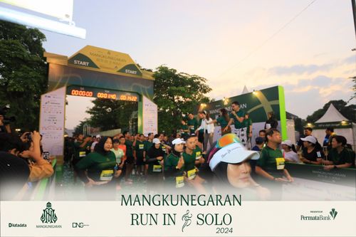 Race photo from Mangkunegaran Run 2024
