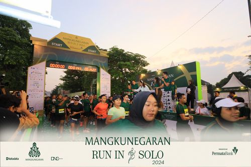 Race photo from Mangkunegaran Run 2024
