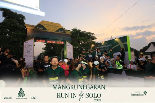 Race photo from Mangkunegaran Run 2024